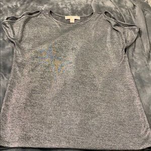 Slinky Michael Kors winter Party Top Sparkly